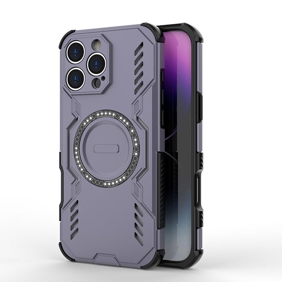 Shockproof Breathable Phone Case, Heat Dissipation Cooling Ultra-Thin Protective Cover Compatible with iPhone 14/15/16/17 Plus/Pro/Pro Max, Anti-Slip Drop Resistant Phone Shell