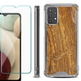 thumbnail image 1 of Shockproof Bumper Phone Case for Samsung Galaxy A32 5G, with Tempered Glass Screen Protector, by OneToughShield ® - Marble / Earth, 1 of 3