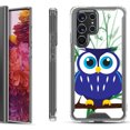 thumbnail image 1 of Shockproof Bumper Phone Case for Samsung Galaxy S22 Ultra 5G, by OneToughShield ® - Blue Owl, 1 of 3
