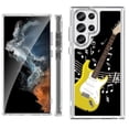 thumbnail image 1 of Shockproof Bumper Phone Case for Samsung Galaxy S23 Ultra 5G, by OneToughShield ® - Guitar Yellow, 1 of 4