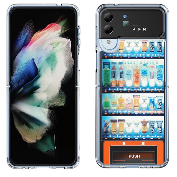 Shockproof Bumper Phone Case for Samsung Galaxy Z Flip 4 5G, by OneToughShield - Vending Machine