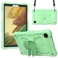 thumbnail image 1 of Shockproof Butterfly Case for SM-T220/SMT225/SM-T227 2021, Galaxy Tab A7 Lite 8.7 inch Cover, Allytech Heavy Duty Kids Proof Protective Rugged Non-Slip Kickstand Case with Shoulder Strap, Green, 1 of 8