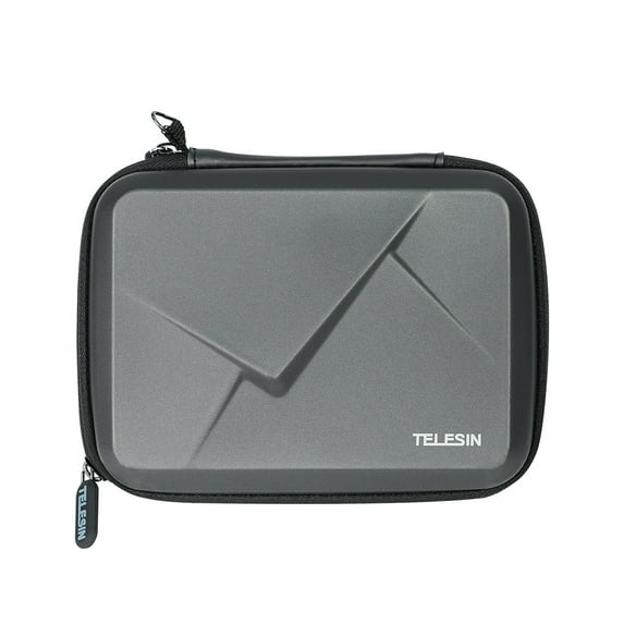 Shockproof Camera Carrying Case - Bigcan Waterproof Storage Bag Compatible with DJI Action 5/4/3, Medium Hard Shell Case with SD Slot, Filter Space for Outdoor Travel Protection