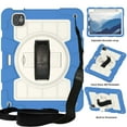 thumbnail image 1 of Shockproof Case for Apple iPad Air 11 Inch M4 M3 M2 2026/2025/2024, with Pencil Holder iKids Friendly Hand Strap Shoulder Strap Kickstand Anti-Scratch Case Cover for iPad Air 11",Skyblue, 1 of 7