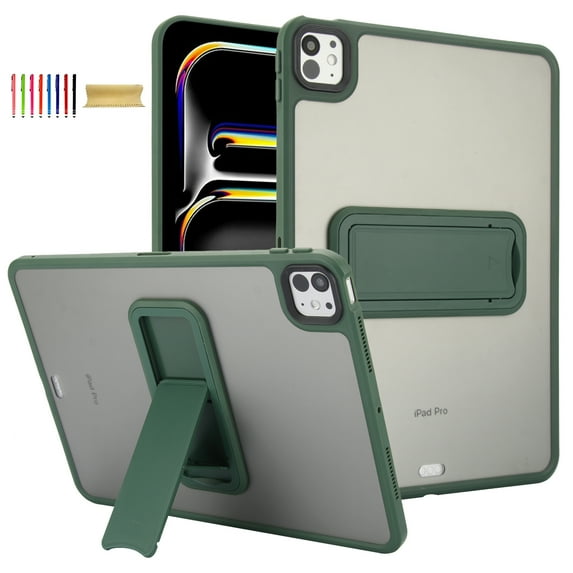 Shockproof Case for Apple iPad Mini 5 4, iPad mini 5 Case, iPad mini 4 Case, Kickstand Slim Fit Rugged Bumper Lightweight Anti-Scratch Bumper Case Cover for iPad Mini 5th 4th Gen 7.9", Green