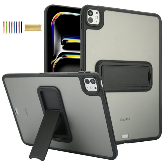 Shockproof Case for Apple iPad Mini 5 4, iPad mini 5 Case, iPad mini 4 Case, Kickstand Slim Fit Rugged Bumper Lightweight Anti-Scratch Bumper Case Cover for iPad Mini 5th 4th Gen 7.9", Black