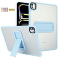 thumbnail image 1 of Shockproof Case for Apple iPad Pro 11 Inch 4th 3rd 2nd 1st Gen 2022/2021/2020/2018/ iPad Air 5th 4th Gen,[Not for 2024] Kickstand Slim Fit Rugged Bumper Lightweight Anti-Scratch Bumper Case,Blue, 1 of 7