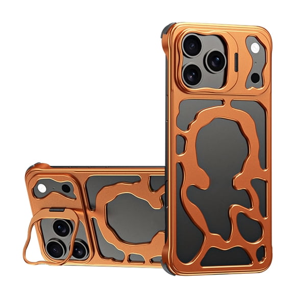 Shockproof Case For IPhone 17 Pro Max/17 Pro/17, Aluminum Alloy Cover With Lens Protector And Heat Dissipation Shell