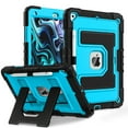 thumbnail image 1 of Shockproof Case For iPad 7th 8th 9th Generation 10.2 inch Heavy Duty 3 Layer Protection Cover, with Built-in Stand & Shoulder Strap, 1 of 8