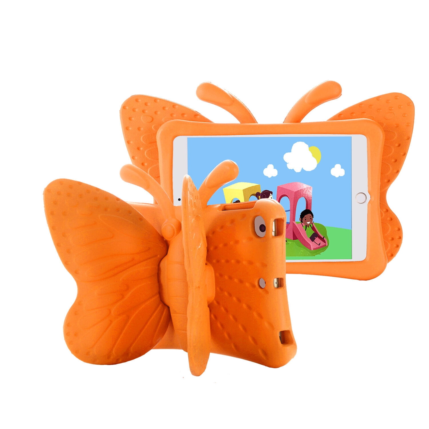 Shockproof Case For iPad 9 8 7 6 5th Generation Cute Butterfly Kid Safe