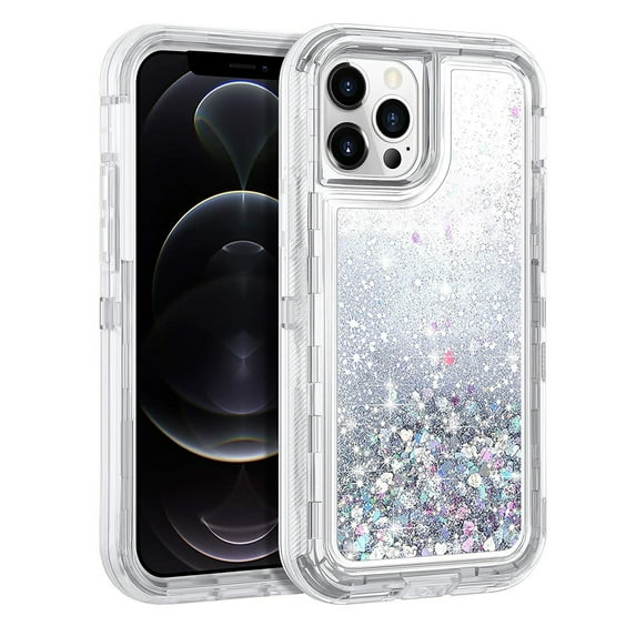 Shockproof Case For iPhone 14 Pro Max Liquid Glitter Cover Soft TPU Case for iPhone 14 Plus