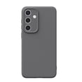 thumbnail image 1 of Shockproof Case for Samsung Galaxy S25 Liquid Silicone Phone Case, Full Body Camera Lens Protective Phone Cover, Anti-Scratch Soft Microfiber Lining Slim Thin Skinny Samsung Galaxy S25 Case - Gray, 1 of 8