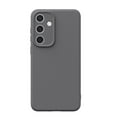 thumbnail image 1 of Shockproof Case for Samsung Galaxy S25 Plus Liquid Silicone Phone Case, Full Body Camera Lens Protective Phone Cover, Anti-Scratch Soft Microfiber Lining Slim Skinny Galaxy S25 Plus Case - Gray, 1 of 8