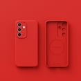 thumbnail image 1 of Shockproof Case for Samsung Galaxy S25 Silicone Phone Case, Full Body Camera Lens Protective Phone Cover, Anti-Scratch Soft Microfiber Lining Slim Thin Skinny Galaxy S25 Case - Red, 1 of 9
