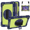 thumbnail image 1 of Shockproof Case For Samsung Galaxy Tab A11+,Anti Drop Silicone+PC Layer Protective Splicing Case 360 ° Rotating Handle Stand With Shoulder Strap,Yellow,For Galaxy Tab A11+, 1 of 8