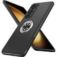 thumbnail image 1 of Shockproof Case for Samsung S23 Plus/S23+ 5G, [Embedded Finger Ring] Military Grade Phone Case Cover with Reinforced Metal Stand Kickstand [Support Magnetic Car Holder] for S23+, Black, 1 of 7