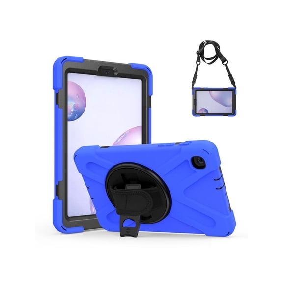 Shockproof Case for Galaxy Tab A 8.4 Inch 2020 Model SM-T307 SM-T307U Verizon/T-Mobile/Sprint/AT&T Protective Stand Cover + Hand & Shoulder Strap