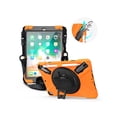 thumbnail image 1 of Shockproof Case for iPad 9.7 inch 2017 2018 iPad Air 2 2017 iPad Pro 9.7 2016 with Rotating Kickstand Hand Strap Pencil Holder and Shoulder Strap, 1 of 7