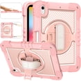 thumbnail image 1 of Shockproof Case for iPad (A16) 11th Generation 11 inch 2025, Heavy Duty Rugged Cover, Built-in Kickstand & Hand Strap & Shoulder Strap, 1 of 9