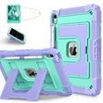 thumbnail image 1 of Shockproof Case For iPad 11th Gen 11" 2025/10th Gen 10.9" 2022,With Retractable Kickstand,Shoulder Strap,Built-in Pencil Holder,Heavy Duty Shockproof Rugged Protective Rugged Tablet Case,K, 1 of 9