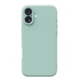 thumbnail image 1 of Shockproof Case for iPhone 16 Plus Liquid Silicone Phone Case, Full Body Camera Lens Protective Phone Cover, Anti-Scratch Soft Microfiber Lining Slim Thin Skinny iPhone 16 Plus Case - Cyan, 1 of 8