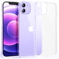 thumbnail image 1 of Shockproof Clear Case for iPhone 12/12 Pro, [Not Yellowing] [10FT Military Drop Protection] Hard Clear Back Four Corner Airbags Drop Protection Phone Cover, 6.1 inch, Transparent, 1 of 14