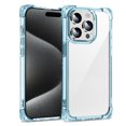 thumbnail image 1 of Shockproof Clear Designed for iPhone 13 Pro Max, [Camera & Screen Raised Edge Protection] [Air Guard Four Corner Bumper 15FT Drop Protection] [Not Yellowing] Soft Slim Silicone Case, Blue, 1 of 8