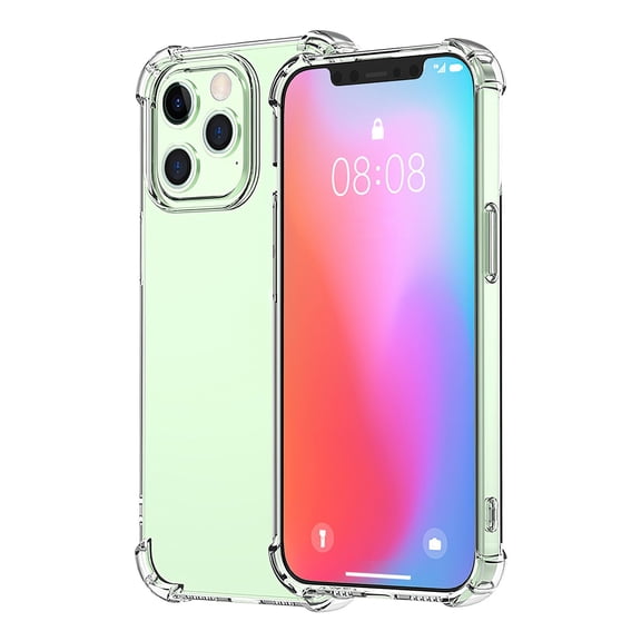 ShockproofClear Phone Case Soft TPU Transparent Phone Cover Anti-Shock Ultra-Thin Phone Case Cover Fit for iPhone 14/14Plus/14Pro/14Pro Max/13/13Pro/