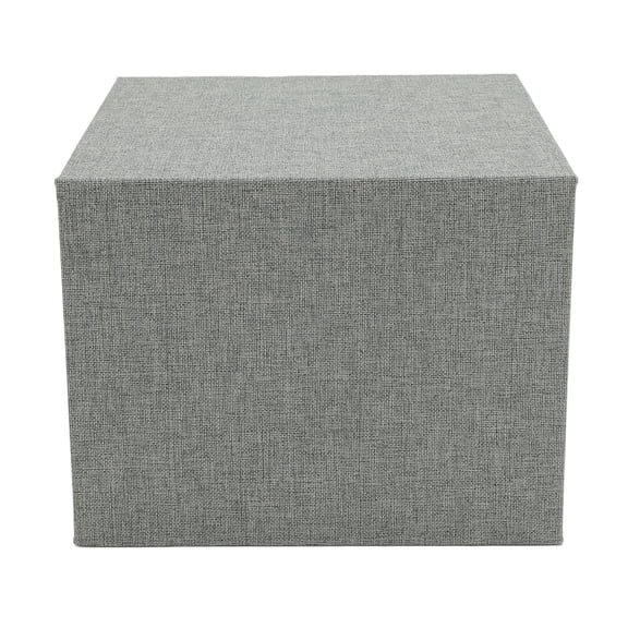 Shockproof Doll Head Storage Box with Sponge for 16-16.5cm Circumference, Fabric & Cardboard Case for 16cm BJD