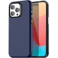 thumbnail image 1 of Shockproof Dual Layer Case for Apple iPhone 15 Pro, Slim Shockproof Bumper Phone Case for Apple iPhone 15 Pro with Military Grade Protection for Women Girls Boys Men, Navy, 1 of 7
