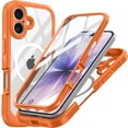 thumbnail image 1 of Shockproof Dustproof Case for iPhone 17, Compatible with MagSafe Heavy Duty/Military Grade/Rugged Protection Built in Screen Protector Phone Case Cover, 1 of 5