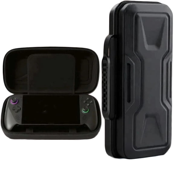 Shockproof EVA Carrying Case for ROG XBOX Ally / ROG XBOX Ally X Game Console - Anti-Drop Protective Storage Bag with Velvet Lining, Portable Gaming Accessory