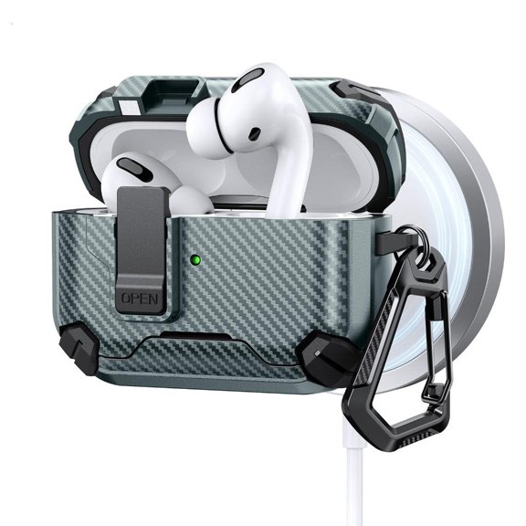 Shockproof Earbuds Box for Pods 3rd Gen Earhones Case Phone Holder Auto Lock