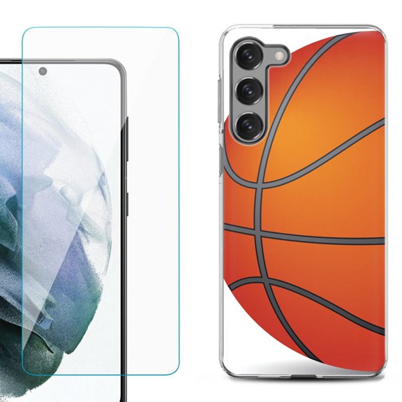 Shockproof Fashion Phone Case for Samsung Galaxy S23 5G, by OneToughShield - Basketball