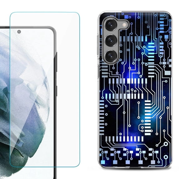 Shockproof Fashion Phone Case for Samsung Galaxy S23 5G, by OneToughShield  - Cosmos Circuit