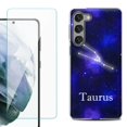 thumbnail image 1 of Shockproof Fashion Phone Case for Samsung Galaxy S23 5G, by OneToughShield ® - Taurus, 1 of 4