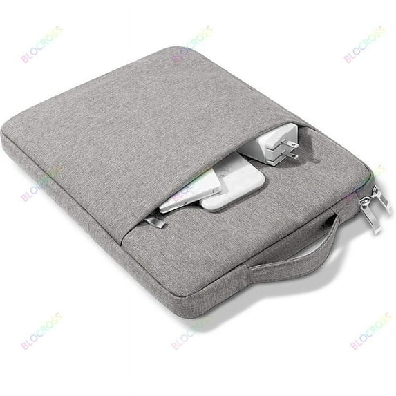 Shockproof Handbag Case for Samsung Galaxy Tab S9/S8/S7 Plus S7 FE 12.4inch X800 T730 Sleeve Pouch Cover Tab S7/S8 11'' Tablet (LightGray,Tab S7 FE 5G 12.4 in)
