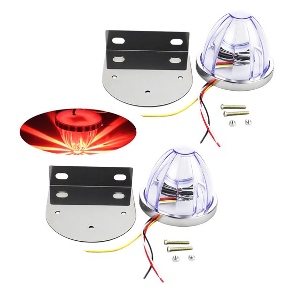 Shockproof LED Trailer Clearance Lights With Wide Voltages Ranging 12V To 30V For Transport Vehicles Commercial Trucks
