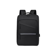 Shockproof Laptop Backpack 15.6 with USB Charging Port   Tech Organizer, Water-Resistant, Durable Travel Bag for Work/School
