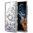 thumbnail image 1 of Shockproof Liquid Bling Hybrid Cover with Screen Protector For Samsung Galaxy S23, 1 of 4