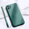 thumbnail image 1 of Shockproof Liquid Silicone Case Fit for iPhone 11 Pro, Slim Premium Soft Gel Rubber Full Body Cover Drop Protection Bumper Case with Microfiber Lining for Apple iPhone 11 Pro 5.8 Inch, Midnight Green, 1 of 11
