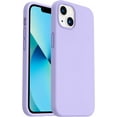 thumbnail image 1 of Shockproof Liquid Silicone Designed for iPhone 13 Case Gel Rubber Full Body Protection Anti-Shock Cover Case Drop Protection 6.1inch-Light Purple, 1 of 12