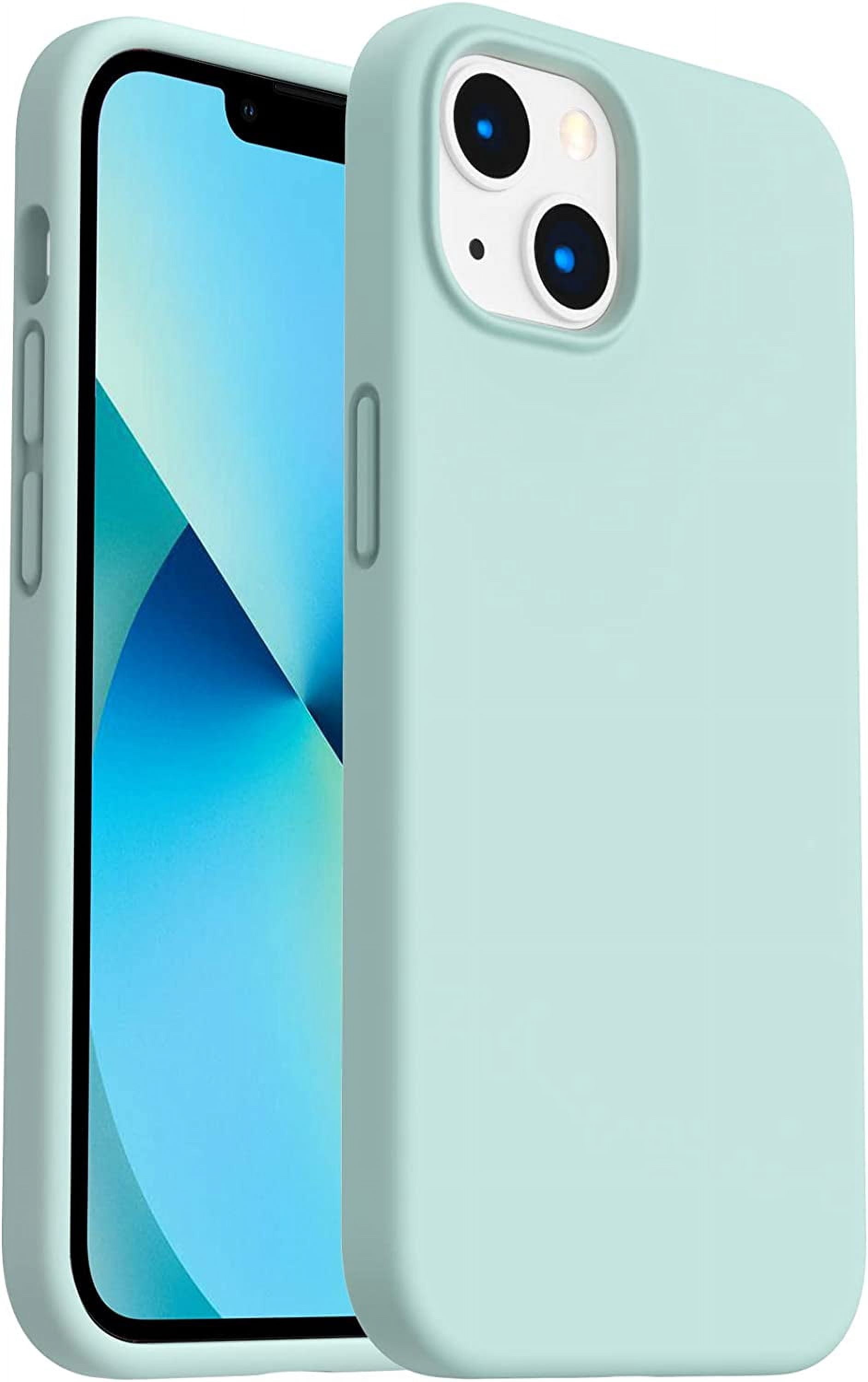 Shockproof Liquid Silicone Designed for iPhone 13 Case Gel Rubber Full ...