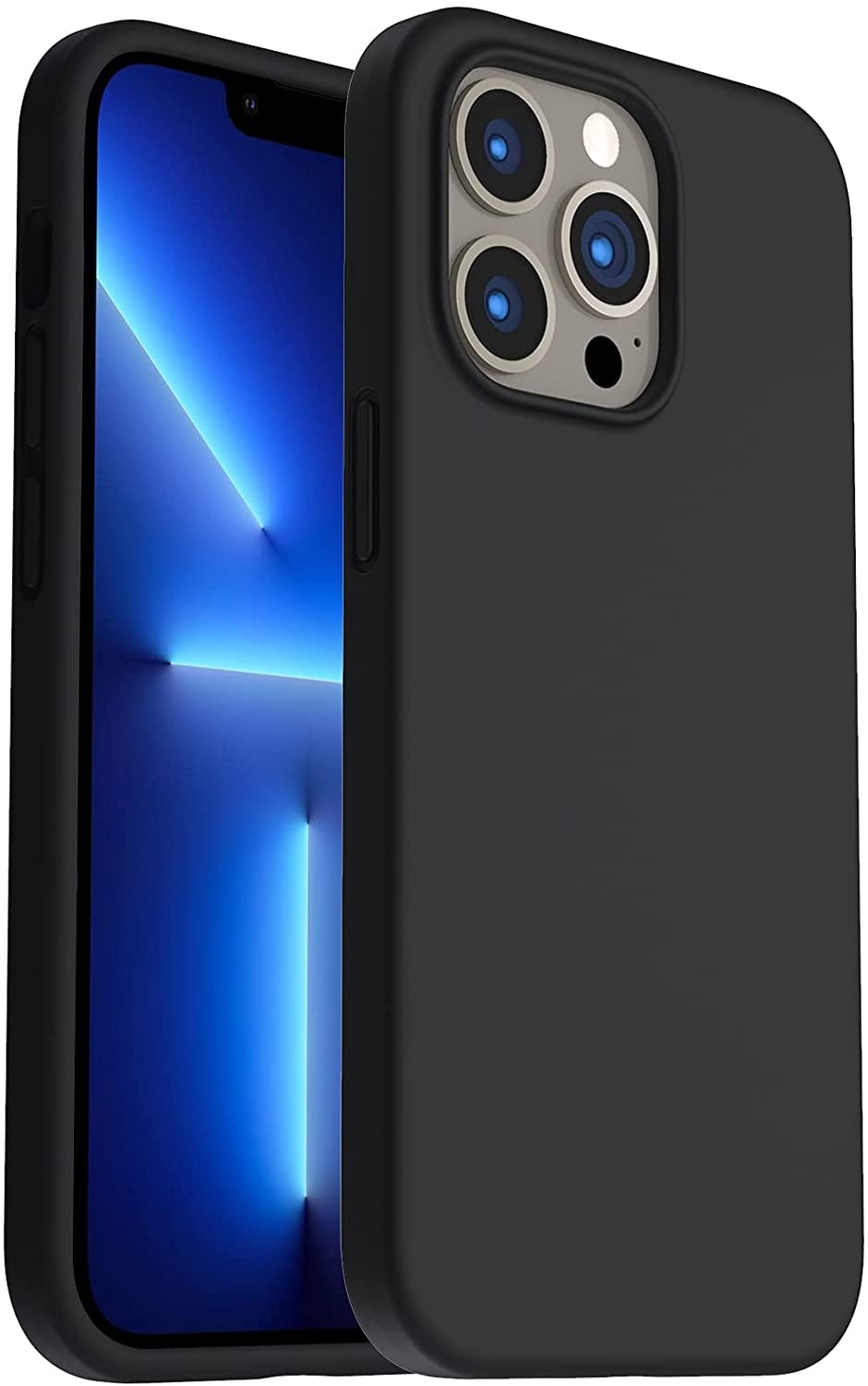 Shockproof Liquid Silicone Designed for iPhone 13 Pro Case Gel Rubber ...