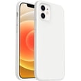 thumbnail image 1 of Shockproof Liquid Silicone Designed for iPhone 12 Case and iPhone 12 Pro Case Gel Rubber Full Body Protection Anti-Shock Cover Case Drop Protection 6.1inch-White, 1 of 11