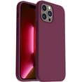 thumbnail image 1 of Shockproof Liquid Silicone Designed for iPhone 13 Pro Max Case 6.7", Gel Rubber Full Body Protection Anti-Shock Cover Case Drop Protection 6.7inch-WineRed, 1 of 12