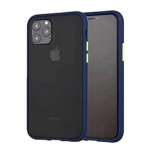 Shockproof Matte Case Compatible for iPhone 11 with Soft TPU Bumper Slim Phone Case Compatible for iPhone 11, Matte Navy