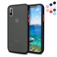 thumbnail image 1 of Entronix Shockproof Matte Case Designed for iPhone X/XS, with Soft TPU Bumper, Slim Case Black, 1 of 6