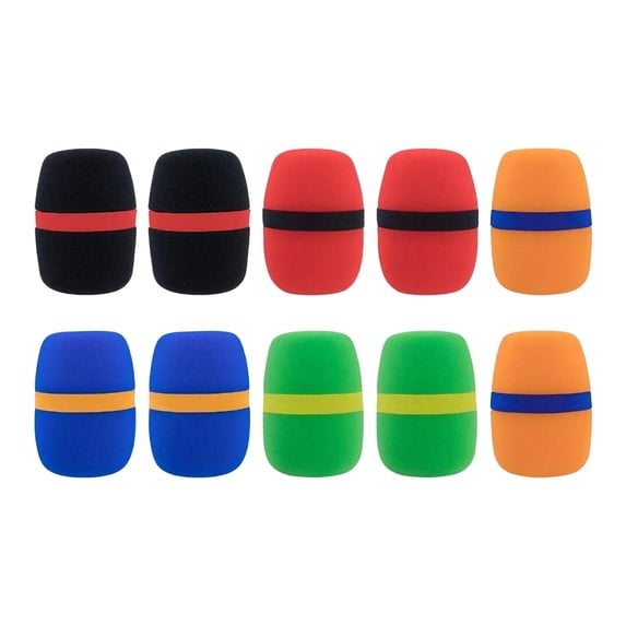 Shockproof Microphone Cover Set Noise Reductions Enhances Sound Quality Universal Fit For Most Microphones