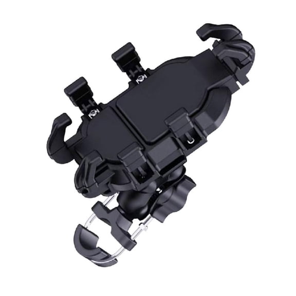 Shockproof Motorcycle Phone Mount Rotatable Quick Release Anti-Vibration Holder for All Smartphones